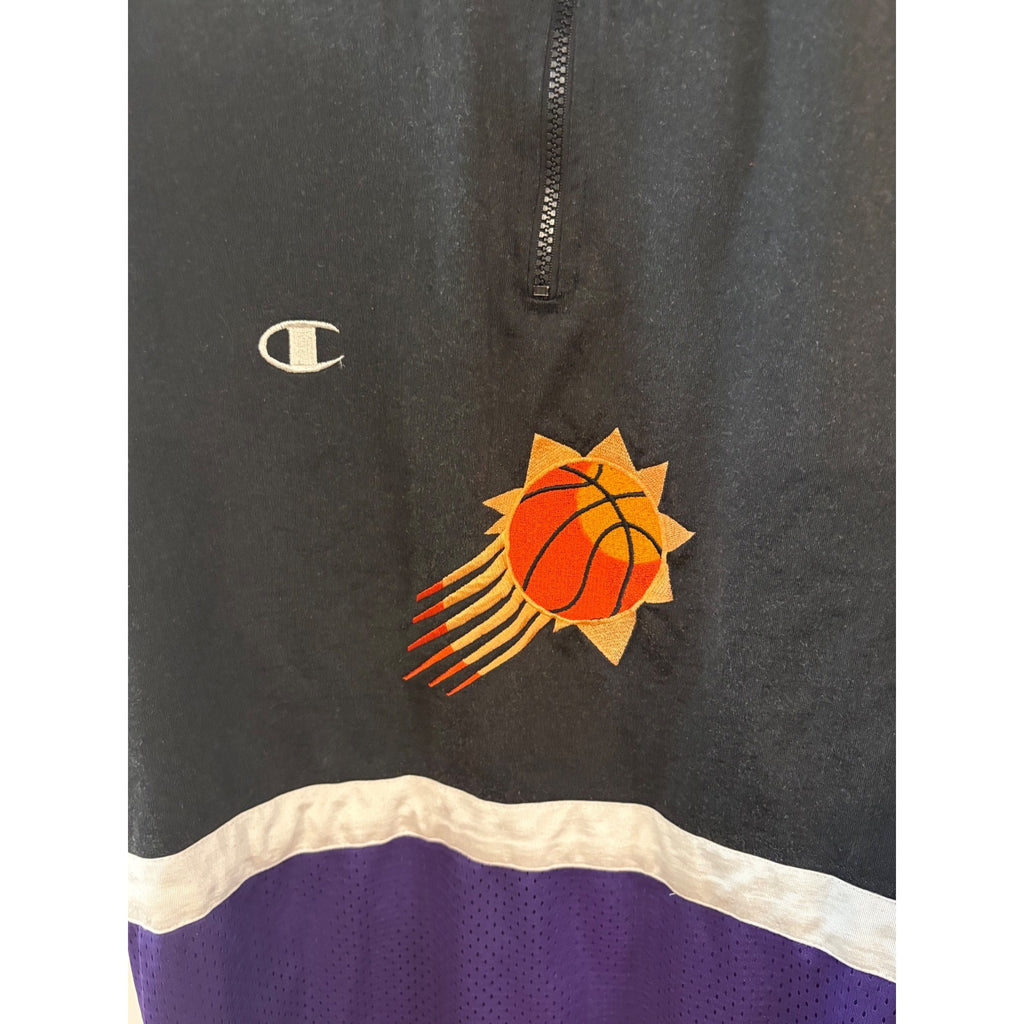 Vintage 90s Champion Phoenix Suns NBA Authentic Shooting Warm Up Shirt Men's 44