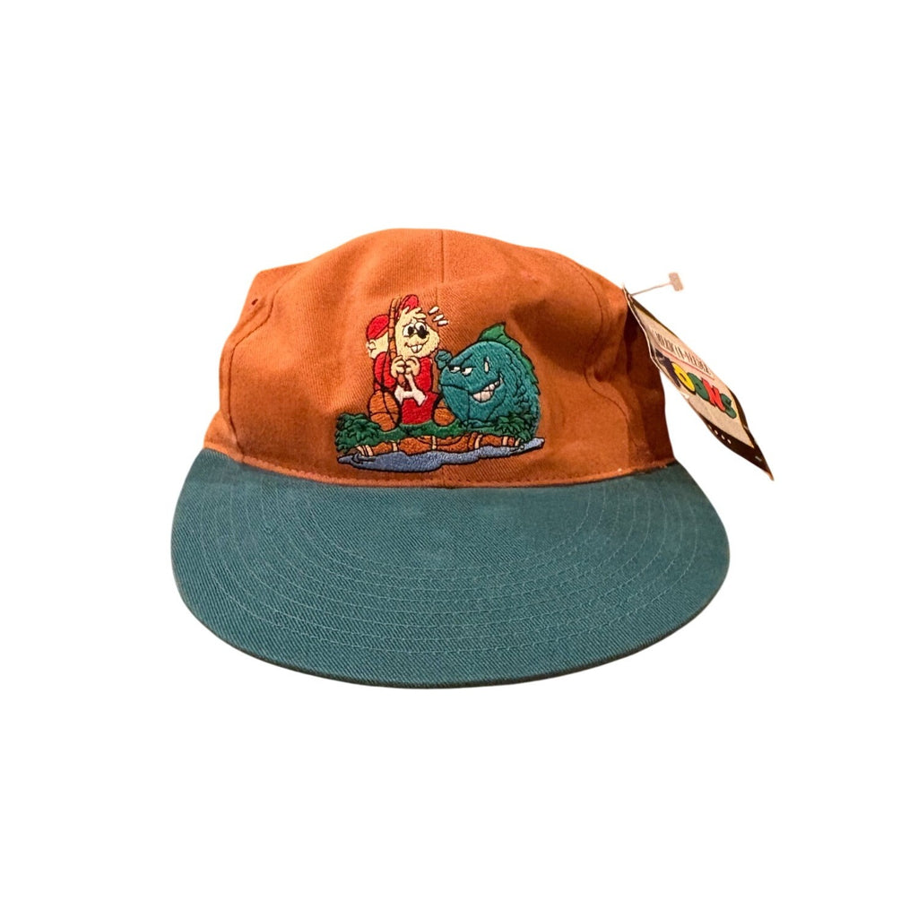 Vintage 90s American Needle Alvin & The Chipmunks Fishing Strapback Hat NWT