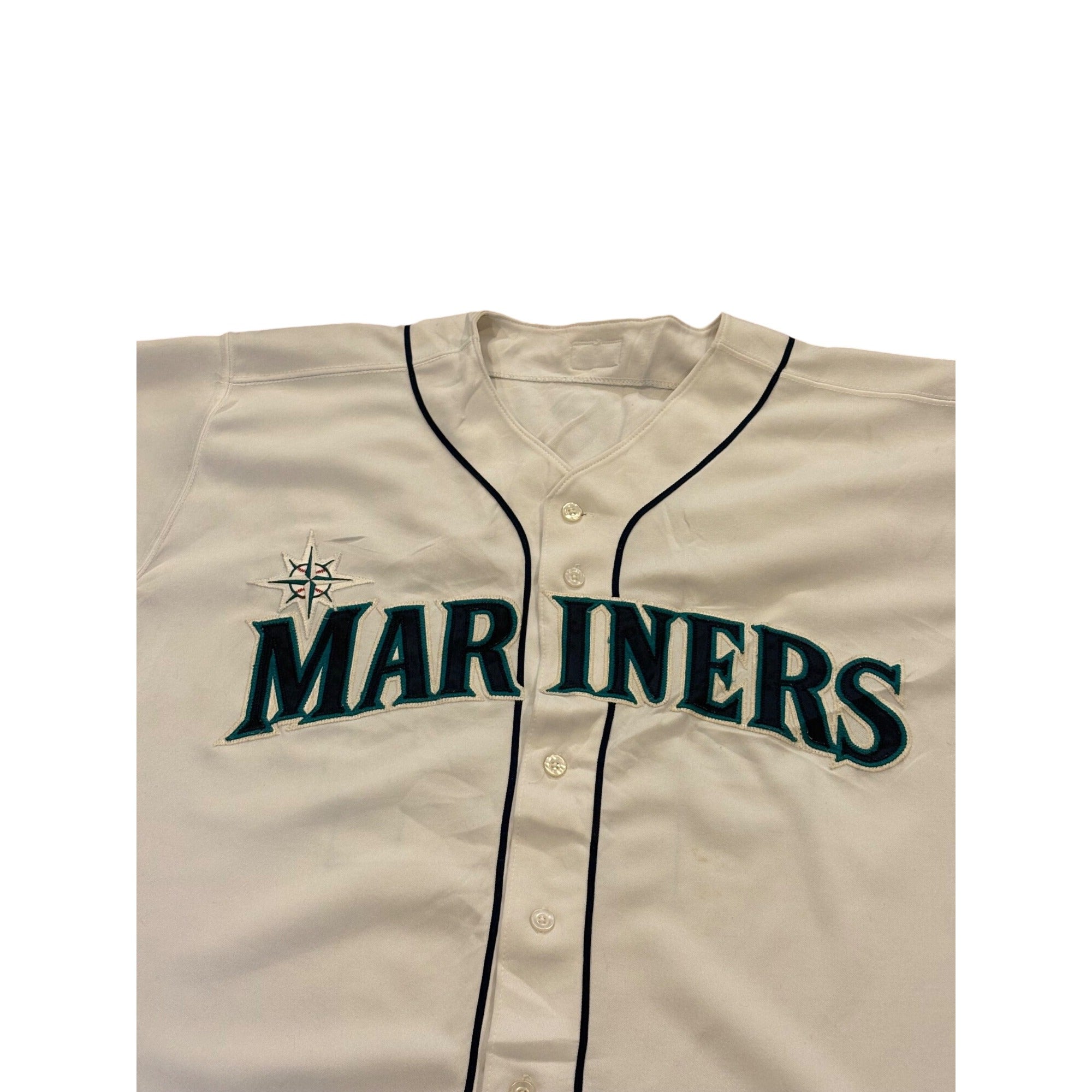 Game Worn Russell Athletic 2000 Seattle Mariners Mike Cameron #44 Signed Jersey