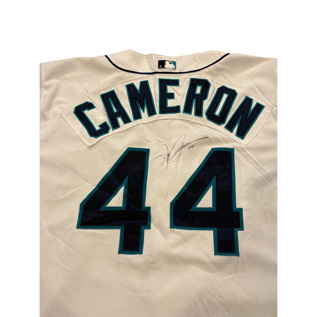 Game Worn Russell Athletic 2000 Seattle Mariners Mike Cameron #44 Signed Jersey