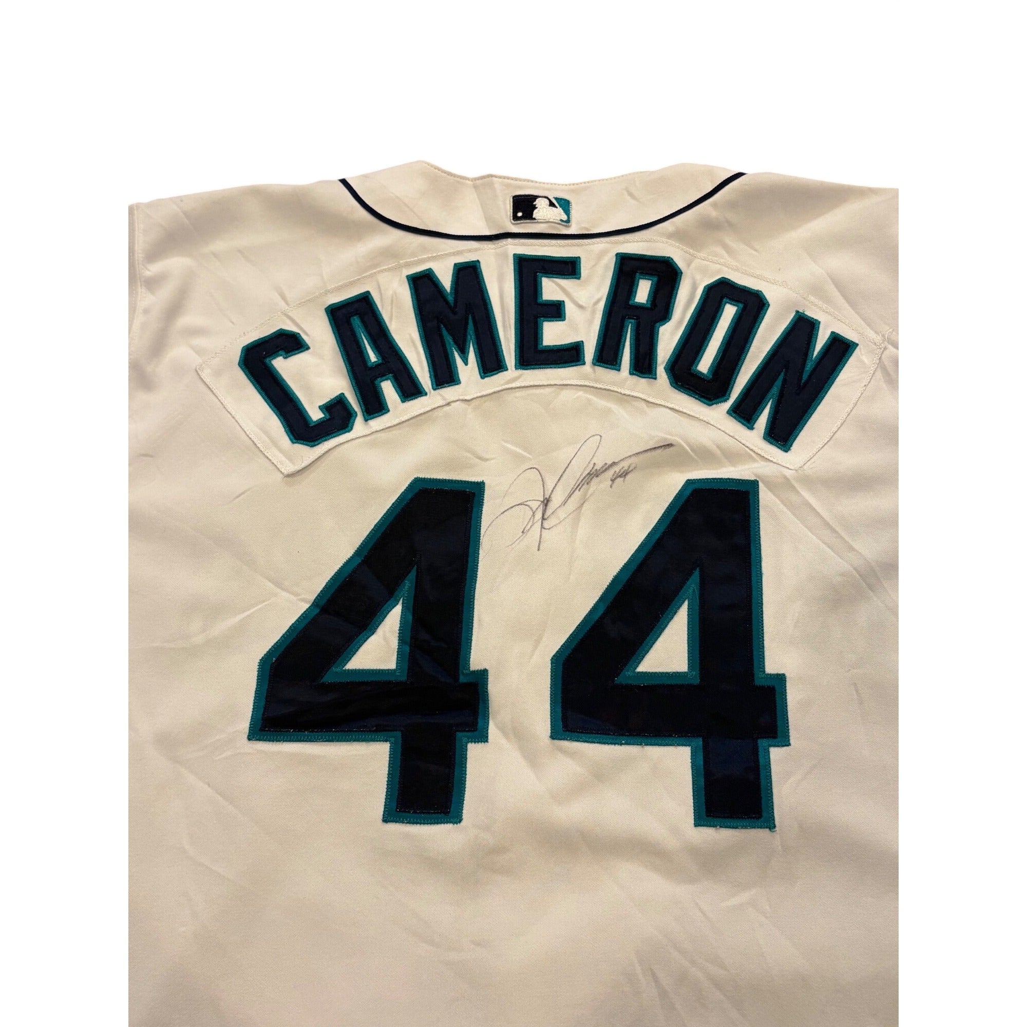 Game Worn Russell Athletic 2000 Seattle Mariners Mike Cameron #44 Signed Jersey