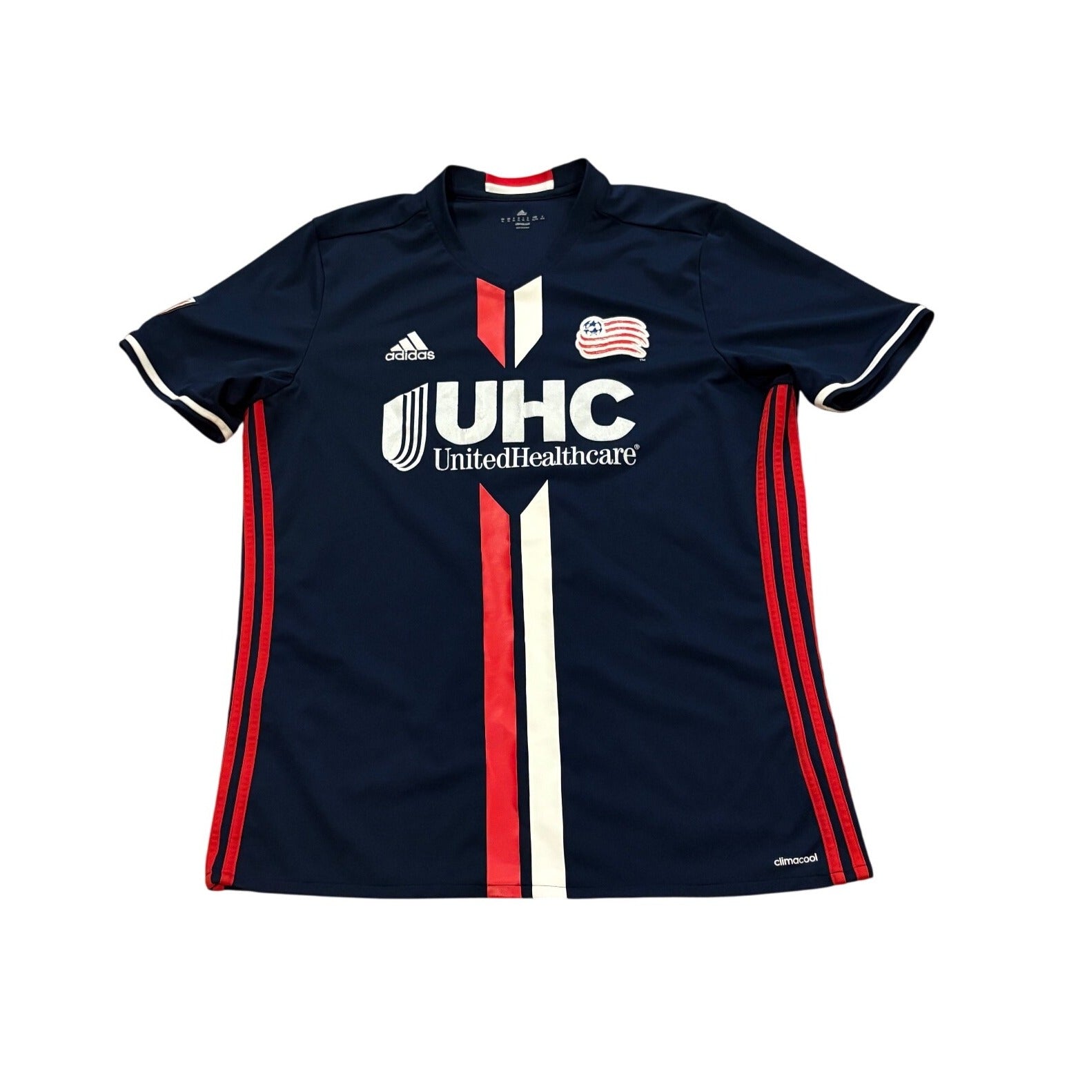 Adidas 2016 New England Revolution Home Kit MLS Soccer Jersey Blue Men's XL