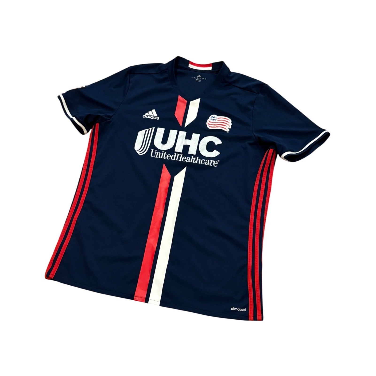 Adidas 2016 New England Revolution Home Kit MLS Soccer Jersey Blue Men's XL