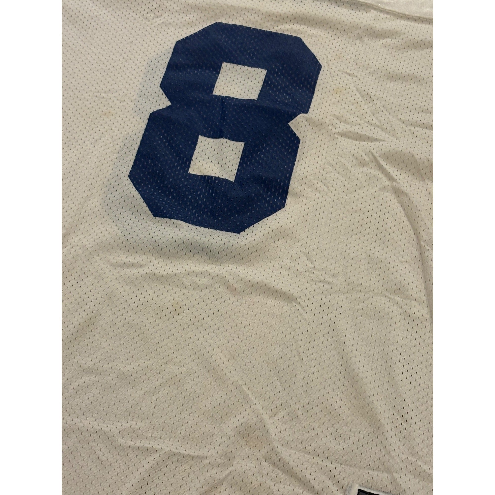 Vintage 1990's Starter Dallas Cowboys Troy Aikman #8 White NFL Jersey Men's 2XL