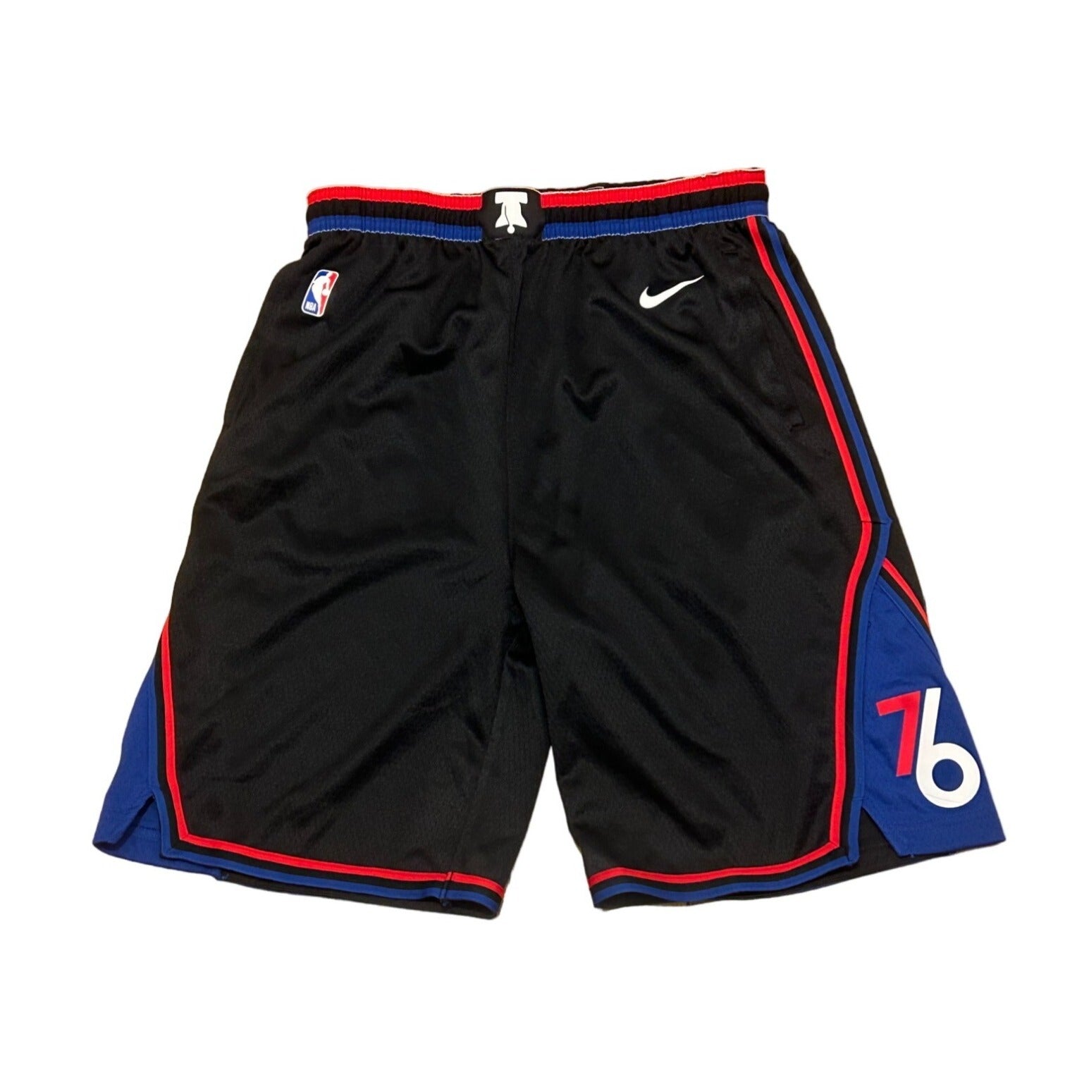 Nike Dri-Fit Philadelphia 76ers NBA Authentics Youth Basketball Shorts Size XL