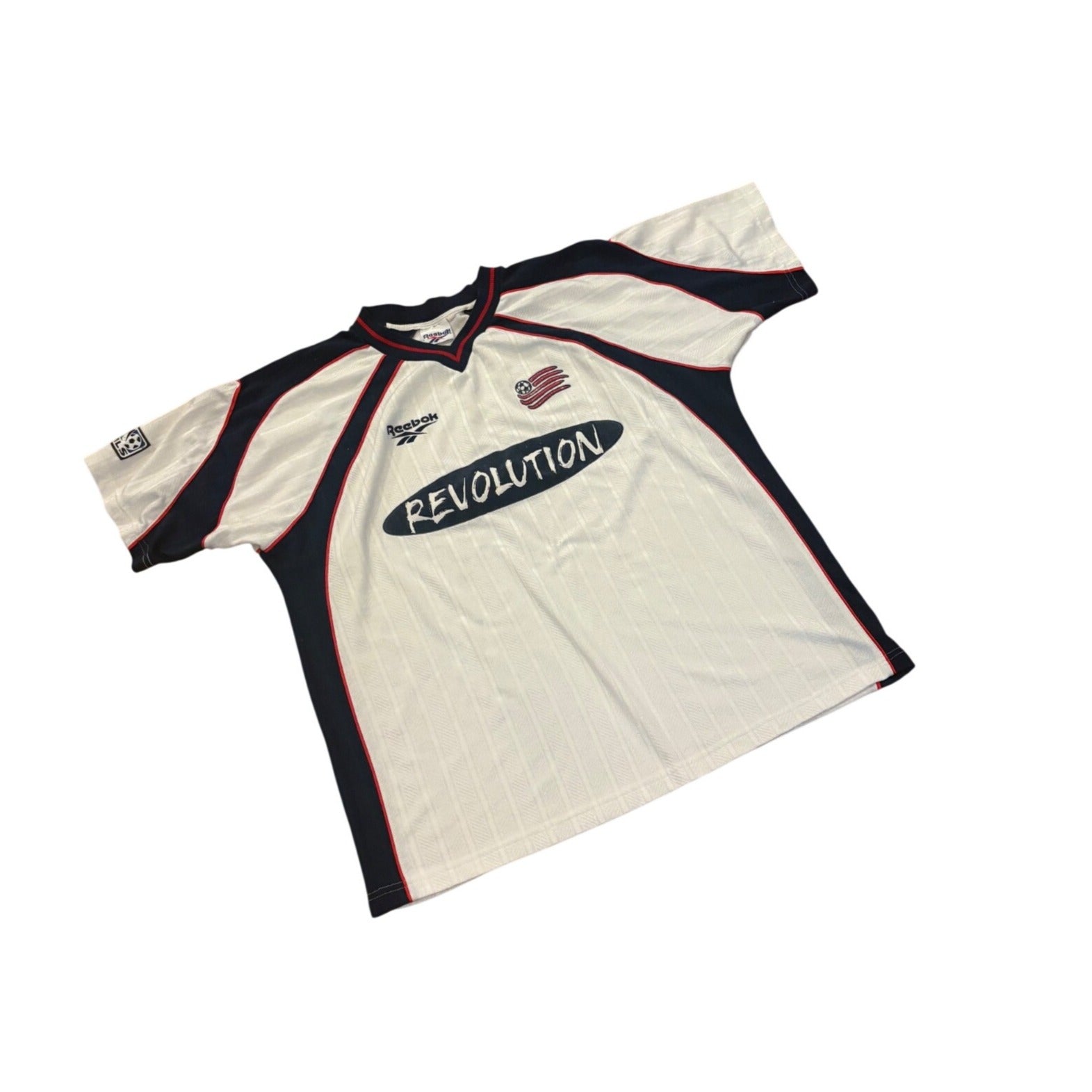 Vintage Reebok 1997-1998 New England Revolution Away Kit MLS Soccer Jersey Large