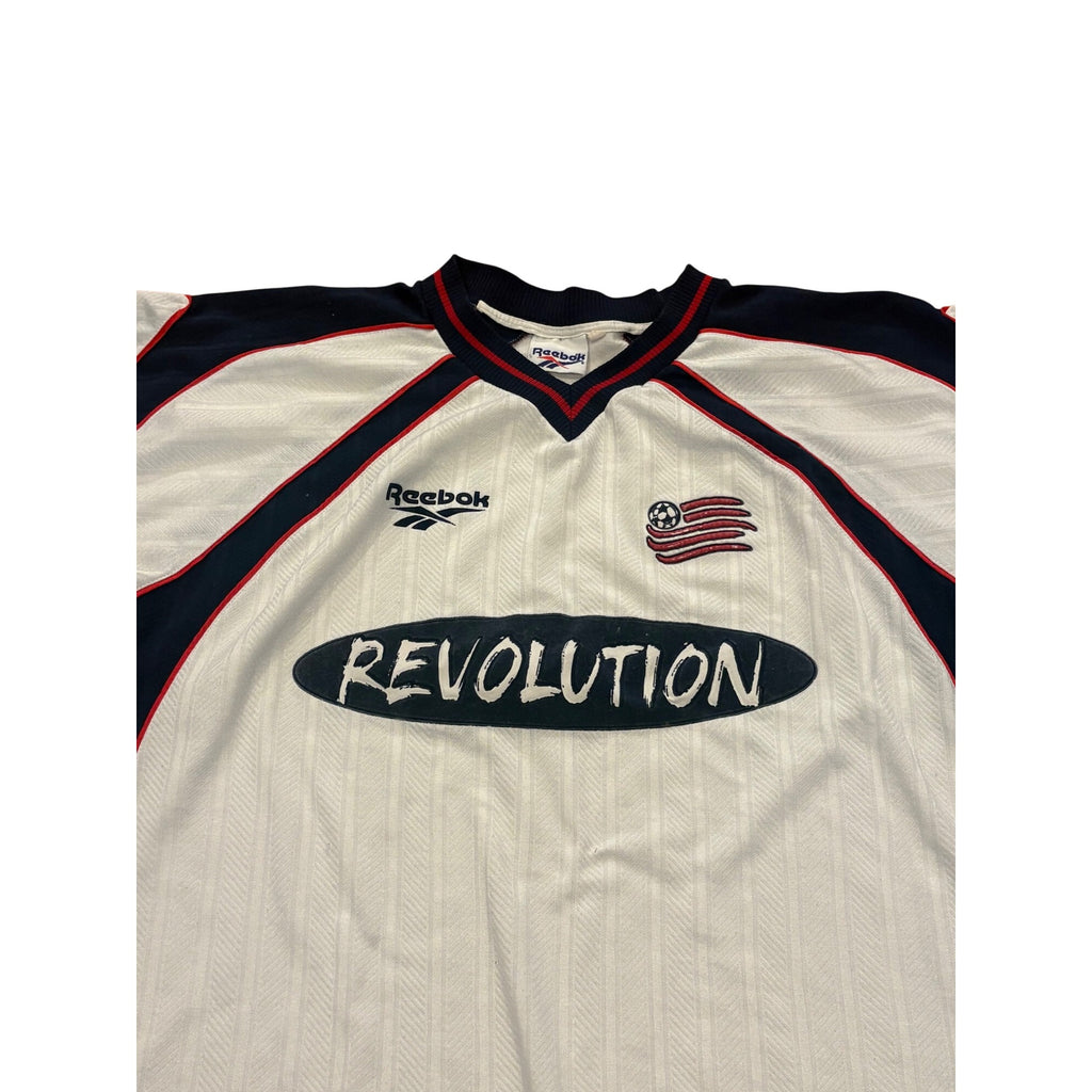 Vintage Reebok 1997-1998 New England Revolution Away Kit MLS Soccer Jersey Large