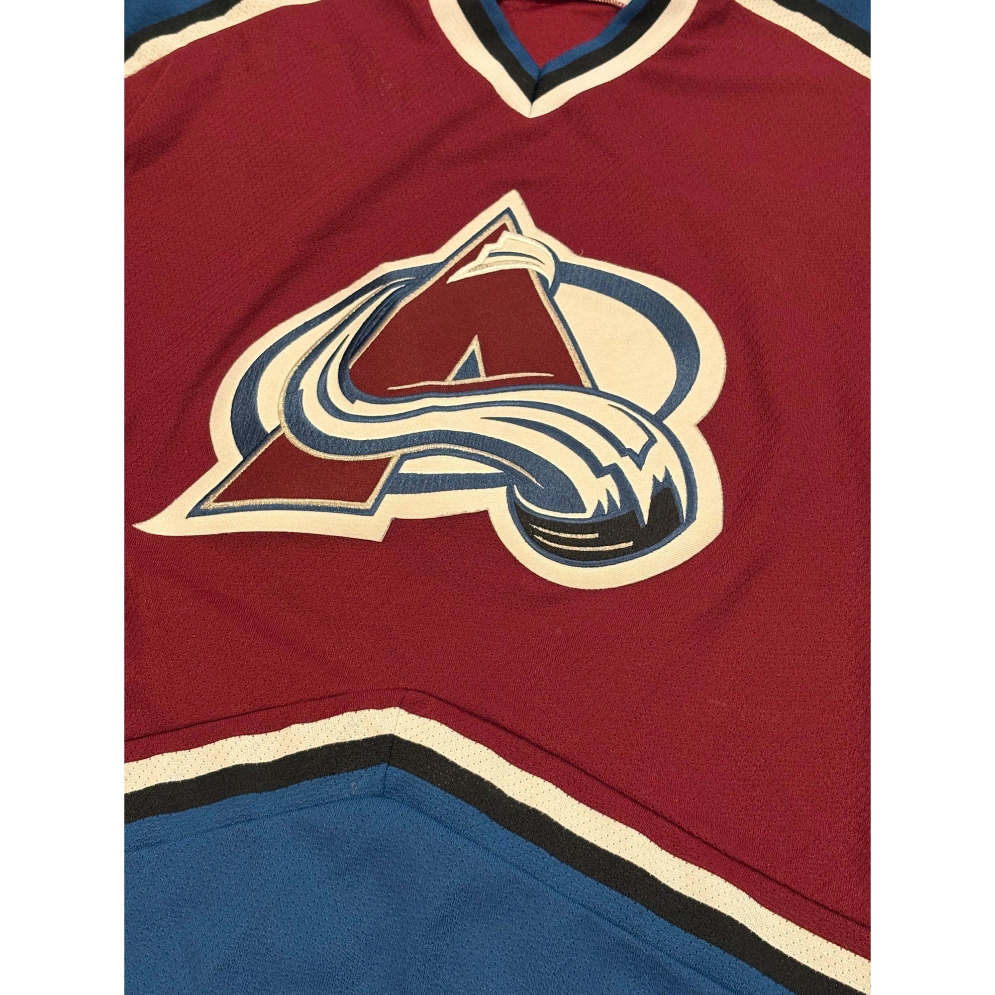 Rare Vintage KOHO Colorado Avalanche Teemu Selanne #8 NHL Hockey Jersey Men's L