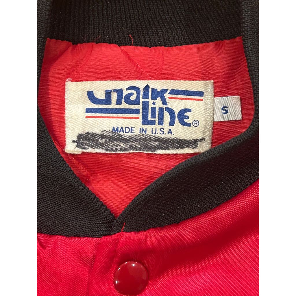 Vintage 1990's Chicago Bulls NBA Chalkline Satin Jacket Men's Small