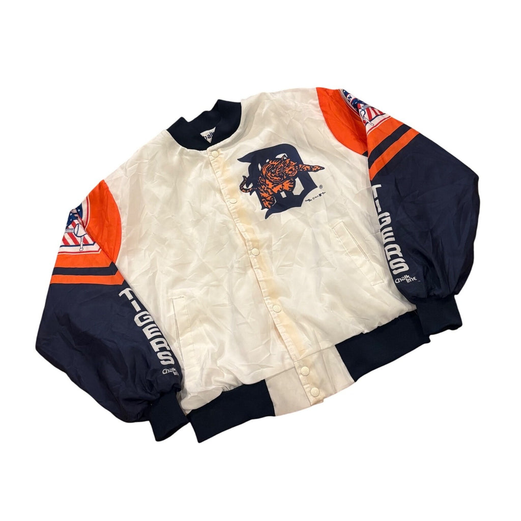 Vintage 1989 Rare Chalk Line Detroit Tigers MLB Fanimation Jacket Men's Size XL