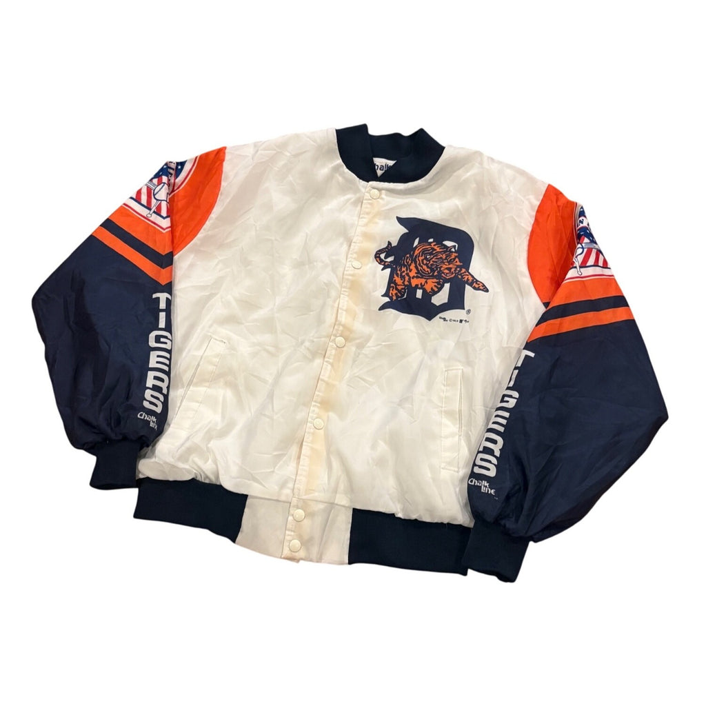 Vintage 1989 Rare Chalk Line Detroit Tigers MLB Fanimation Jacket Men's Size XL
