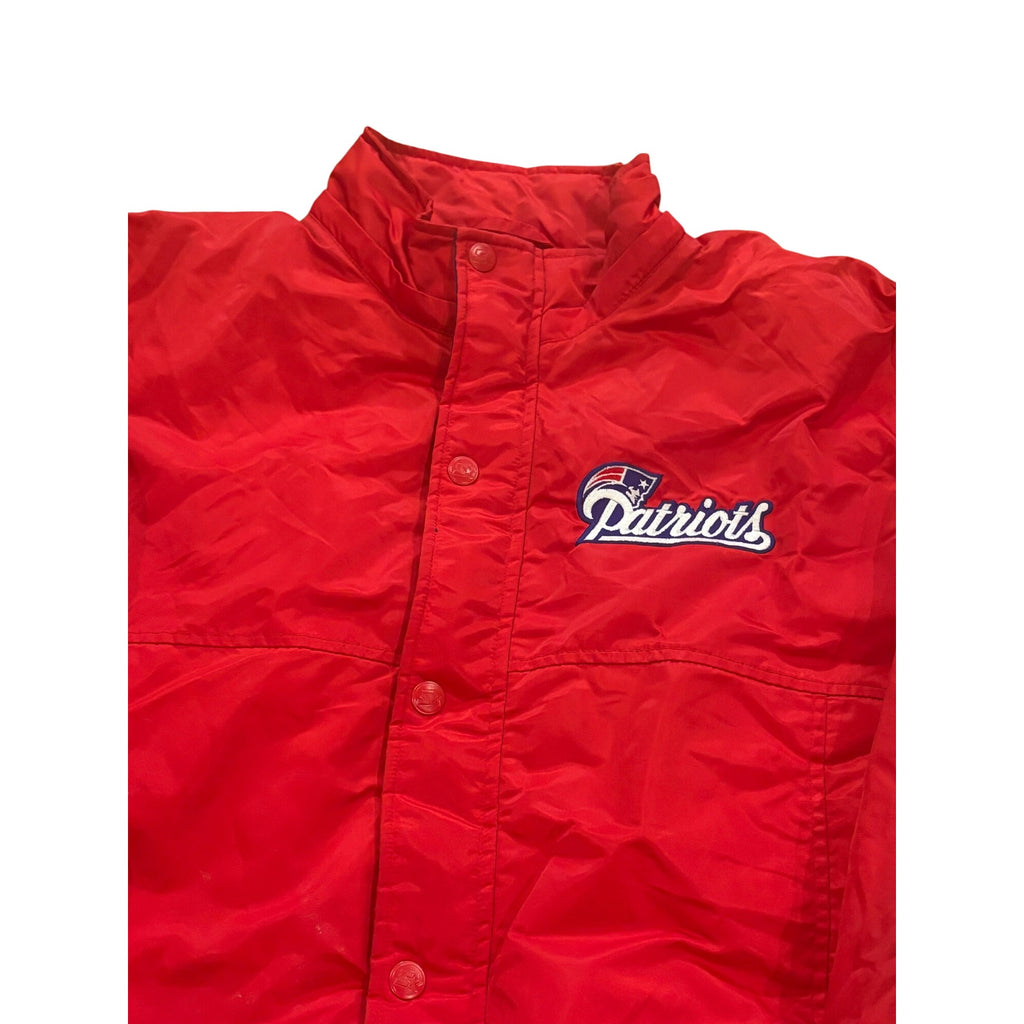 Vintage 90s Starter New England Patriots NFL Full Zip Puffer Jacket Men's XL