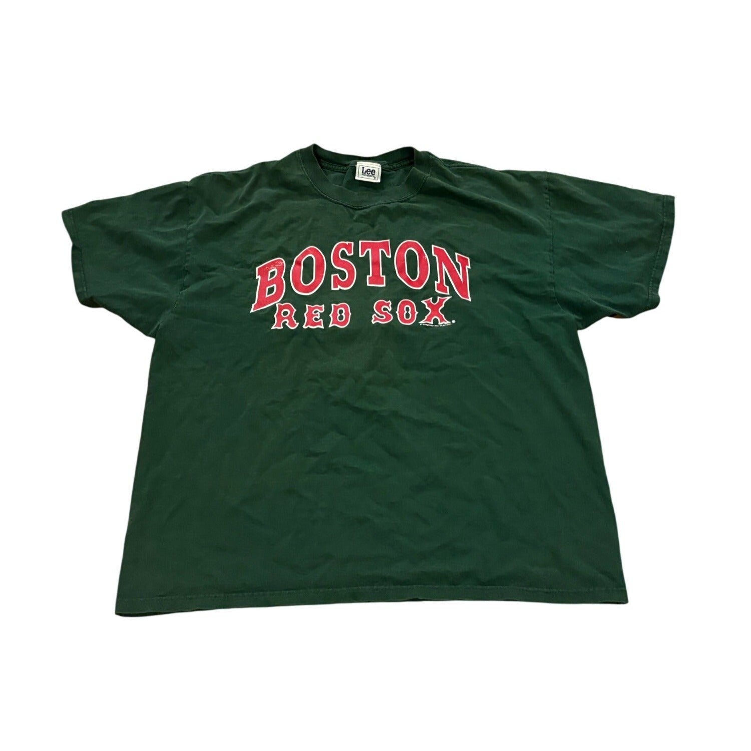 Vintage Lee 2004 Boston Red Sox MLB St. Patrick's Day Green T-Shirt Men's XL