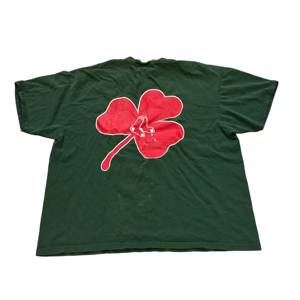 Vintage Lee 2004 Boston Red Sox MLB St. Patrick's Day Green T-Shirt Men's XL