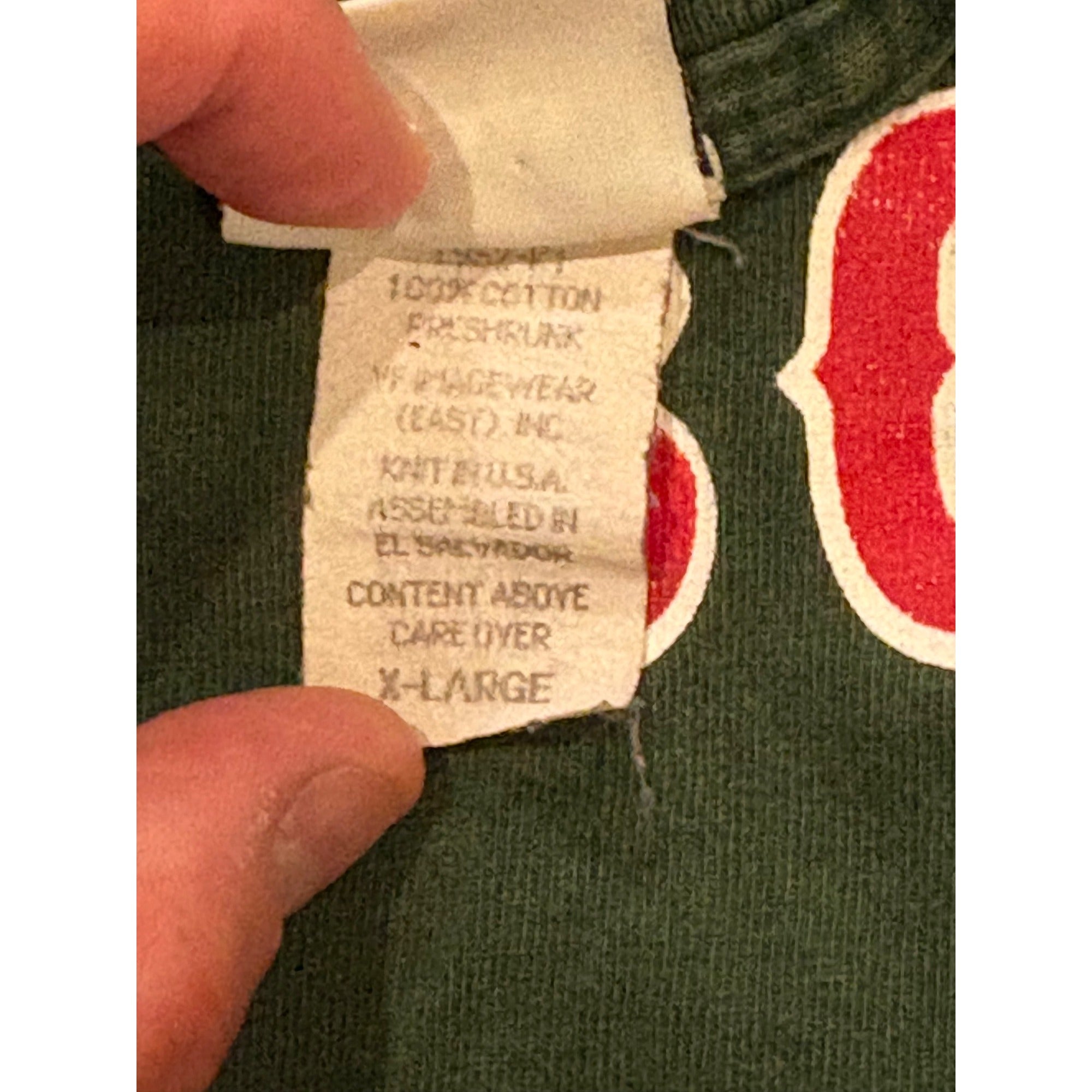 Vintage Lee 2004 Boston Red Sox MLB St. Patrick's Day Green T-Shirt Men's XL