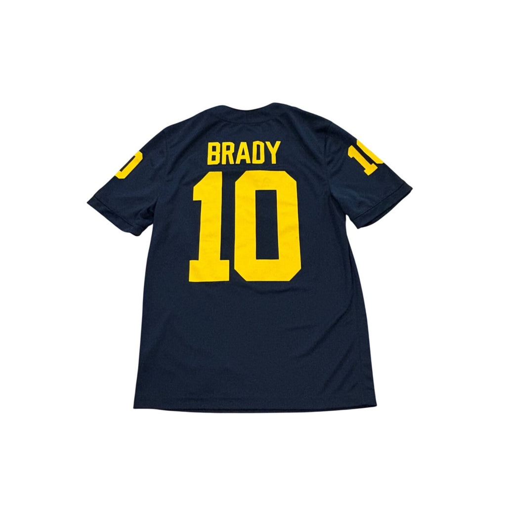 Jordan Brand Michigan Wolverines Tom Brady #10 Football Jersey Men's Small