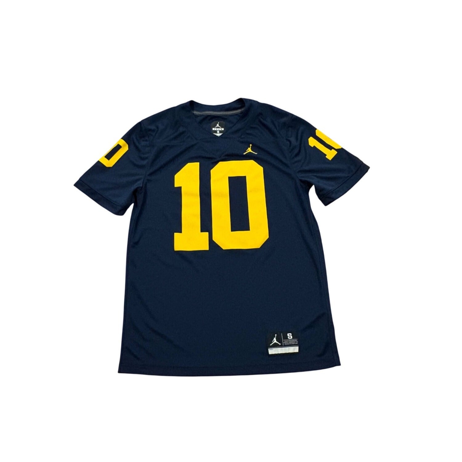 Jordan Brand Michigan Wolverines Tom Brady #10 Football Jersey Men's Small
