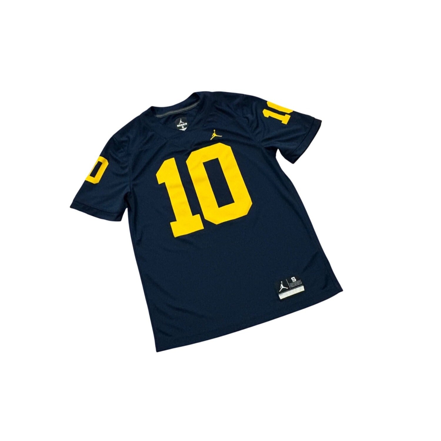 Jordan Brand Michigan Wolverines Tom Brady #10 Football Jersey Men's Small