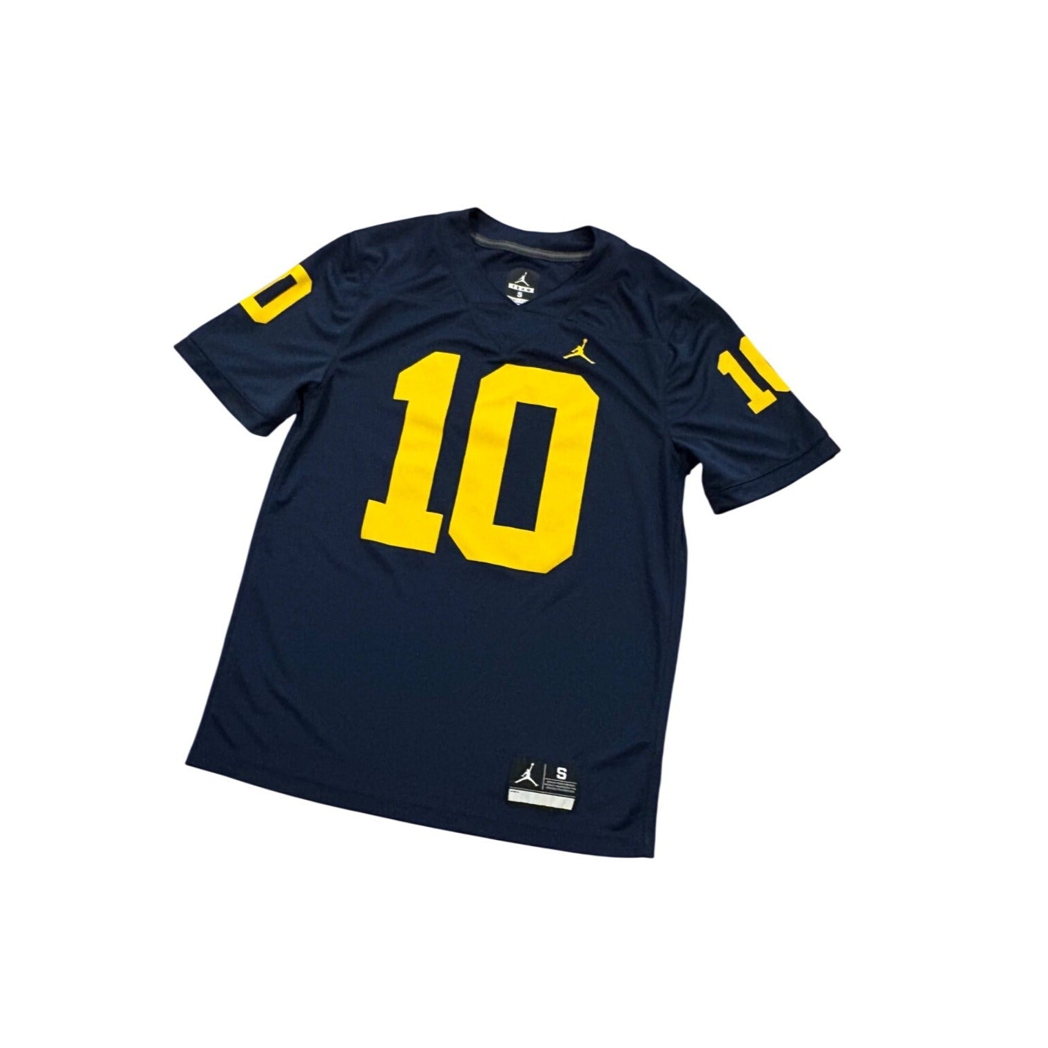Jordan Brand Michigan Wolverines Tom Brady #10 Football Jersey Men's Small