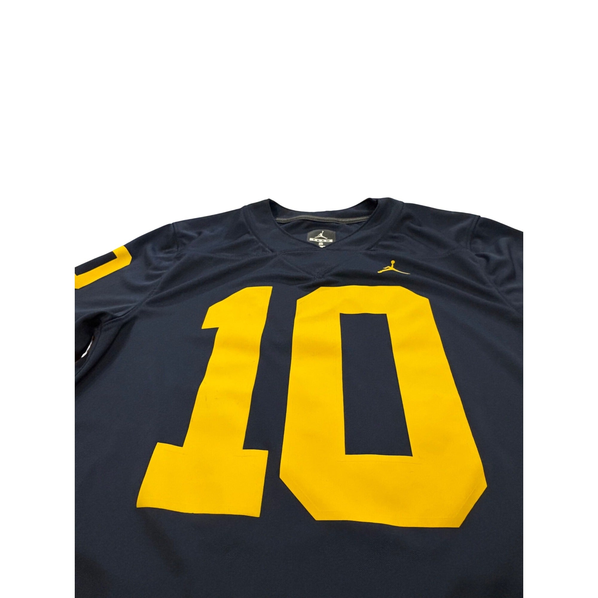 Jordan Brand Michigan Wolverines Tom Brady #10 Football Jersey Men's Small