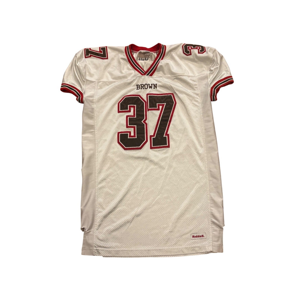 Vintage Riddell Brown University Bears #37 Game Worn Football Jersey