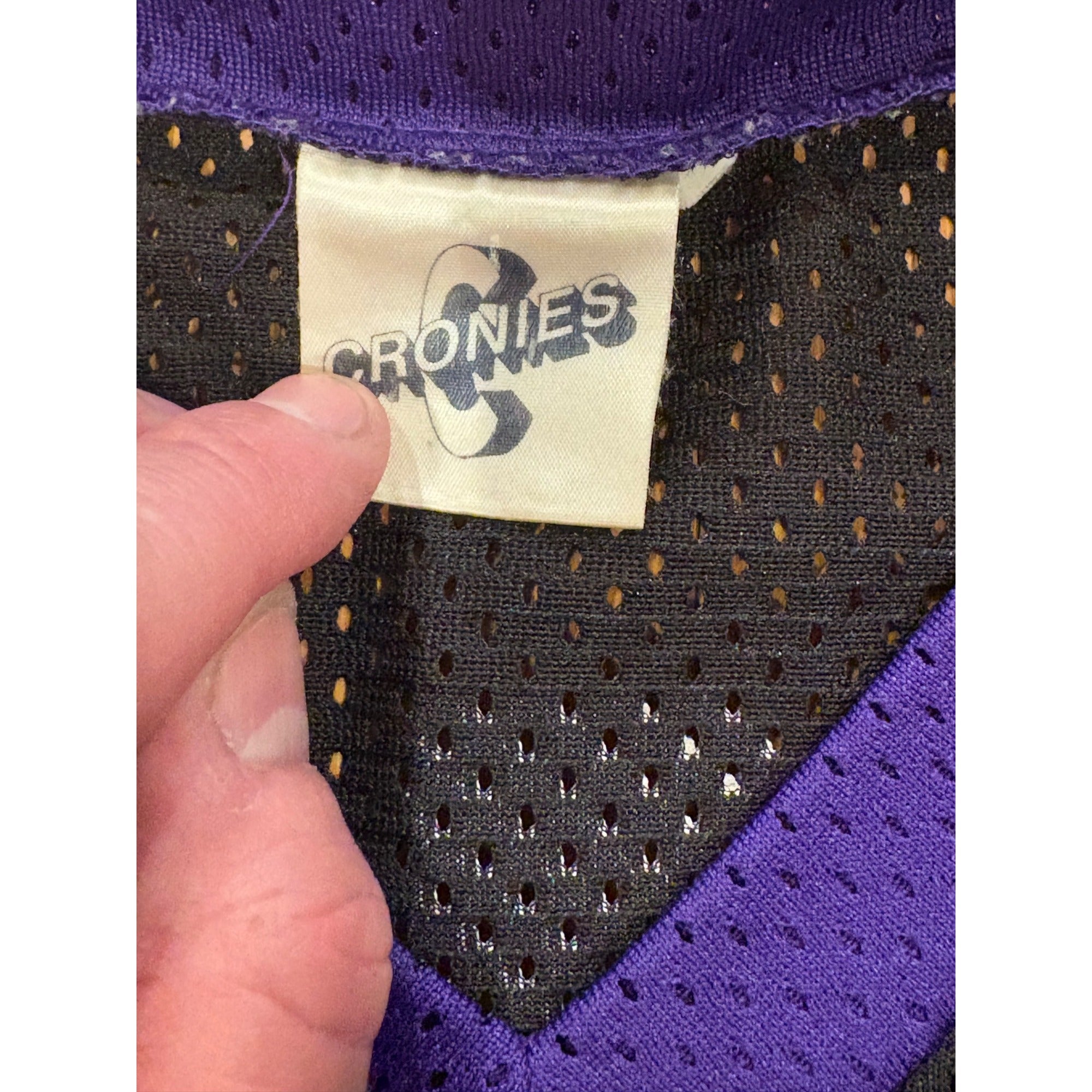 Vintage Black Sabbath Purple Hockey Jersey Large Cronies 90s Vol 4 Cross Wizard