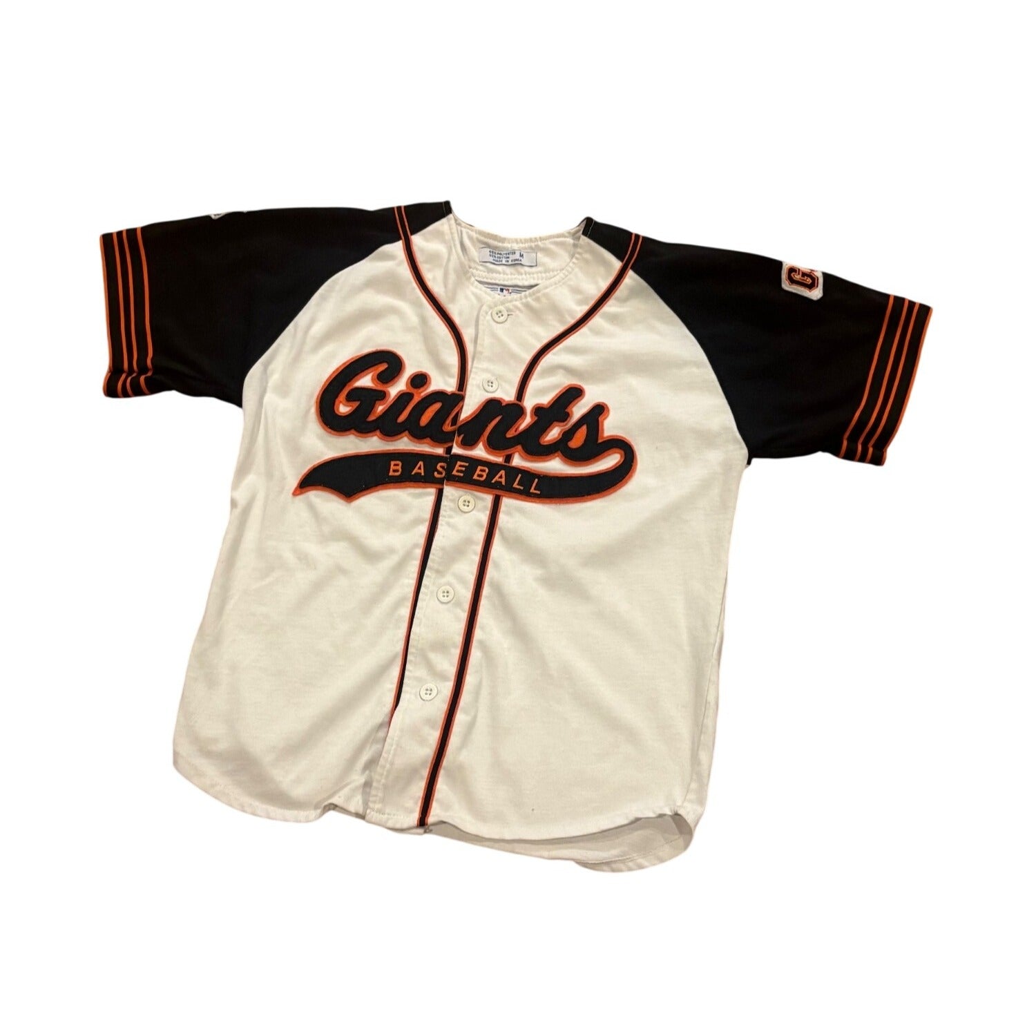 Vintage 90s Starter San Francisco Giants Tail Sweep Baseball Jersey Youth Medium