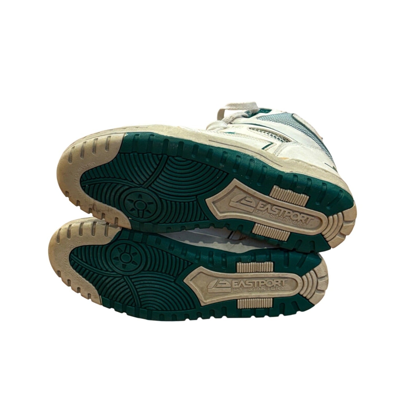 Vintage Eastport Starter New York Jets Sneakers High Top Shoes Men's Size 8