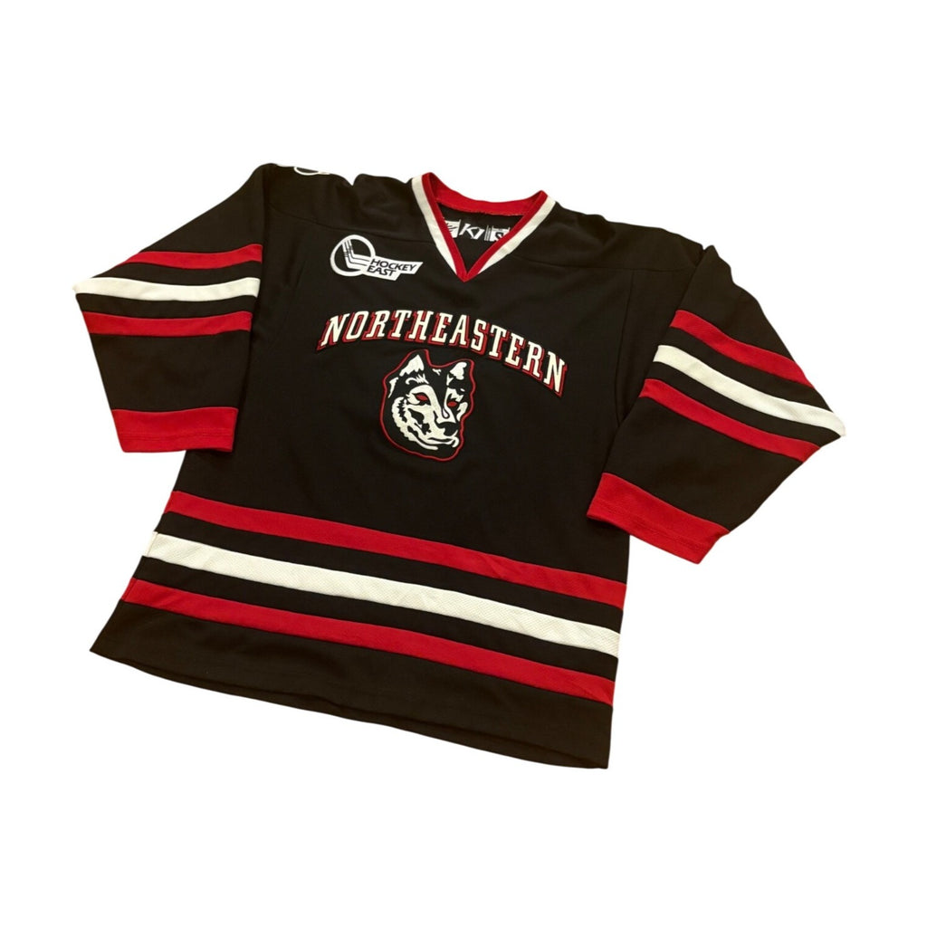 Northeastern Huskies NCAA Hockey Jersey K1 Hockey East Black Men's Small