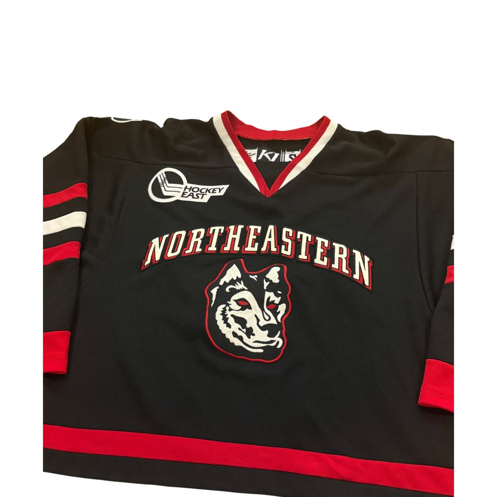 Northeastern Huskies NCAA Hockey Jersey K1 Hockey East Black Men's Small