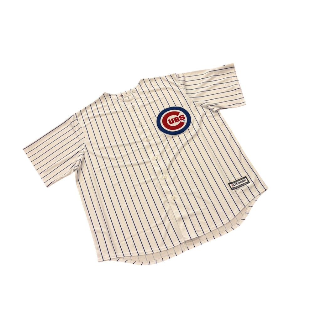 Majestic Chicago Cubs Cool Base MLB Baseball Jersey White Men's Size 2XL NEW