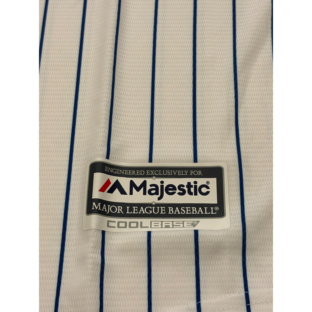 Majestic Chicago Cubs Cool Base MLB Baseball Jersey White Men's Size 2XL NEW