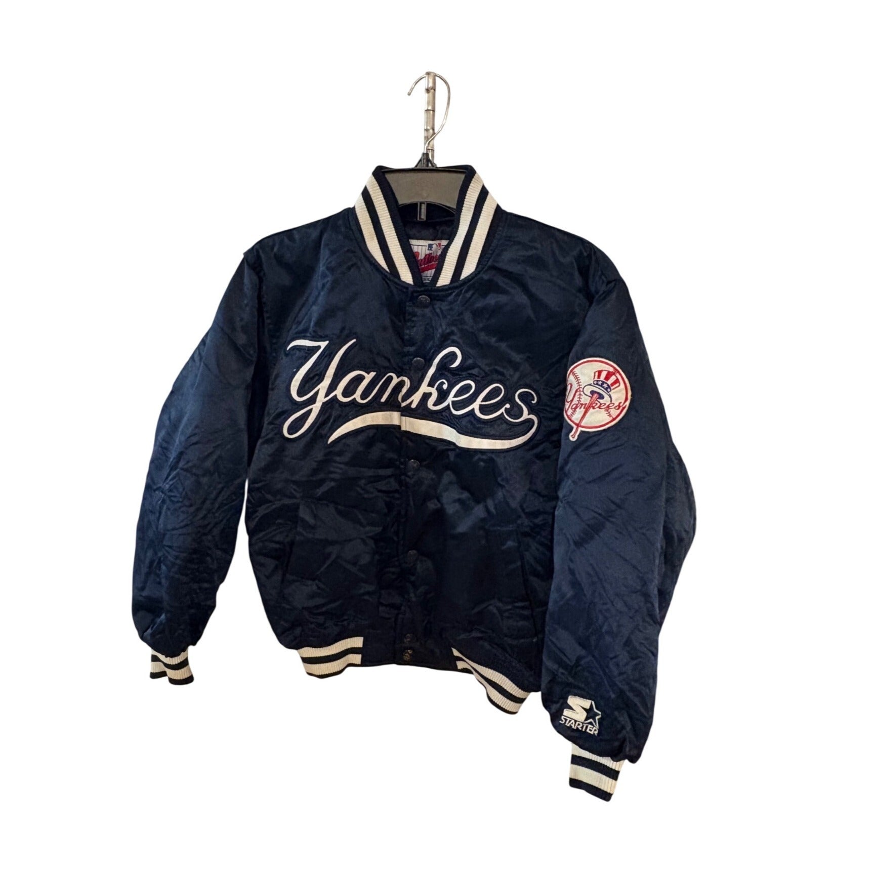 Vintage Starter Diamond Collection New York Yankees Satin Jacket Youth Medium