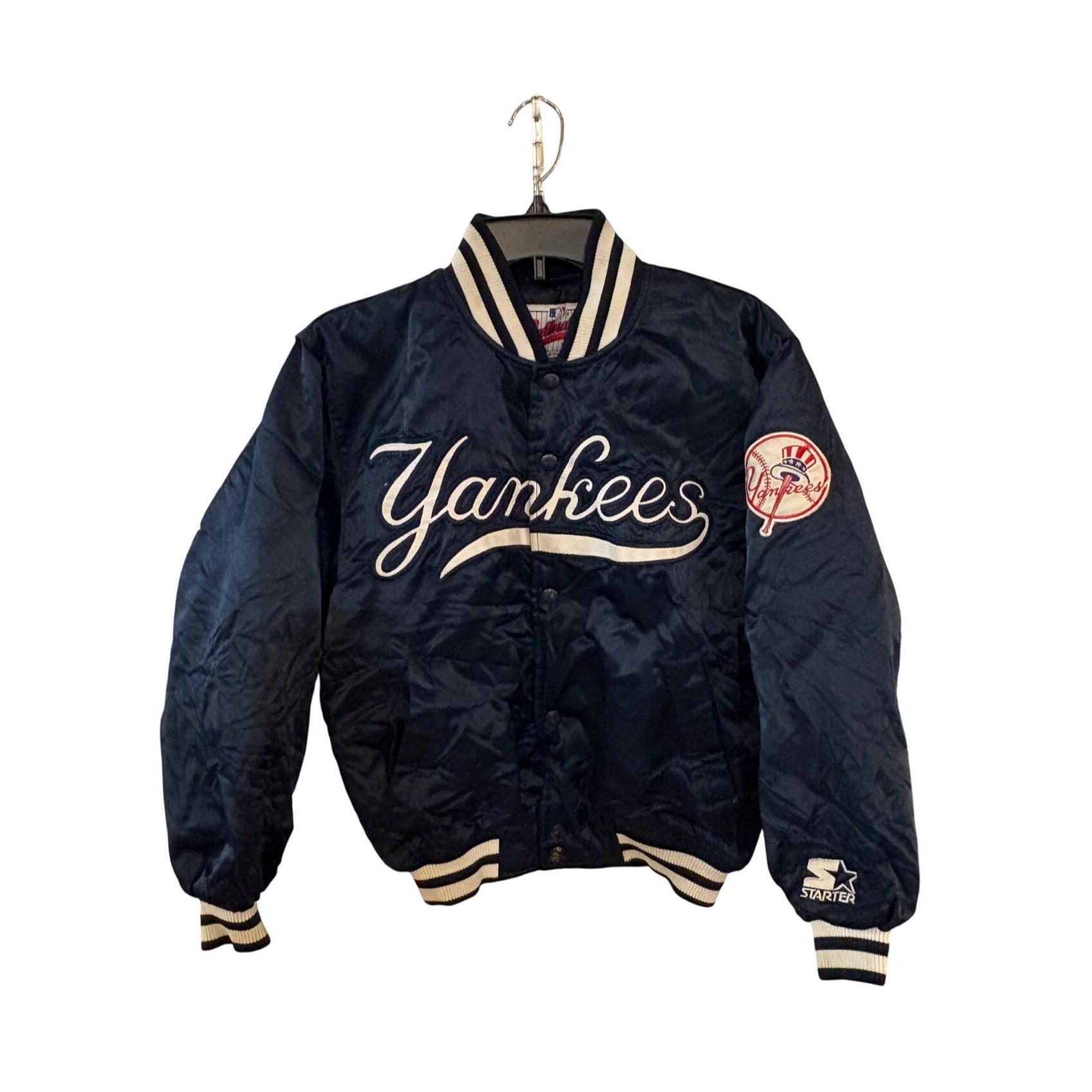 Vintage Starter Diamond Collection New York Yankees Satin Jacket Youth Medium