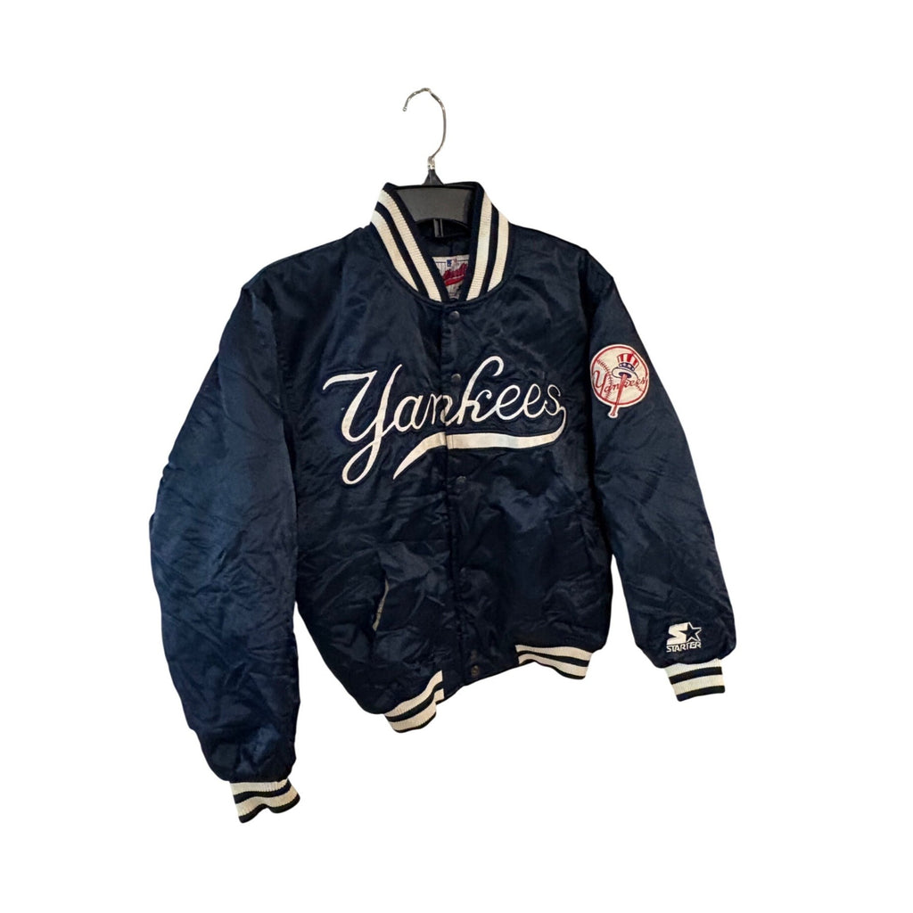 Vintage Starter Diamond Collection New York Yankees Satin Jacket Youth Medium