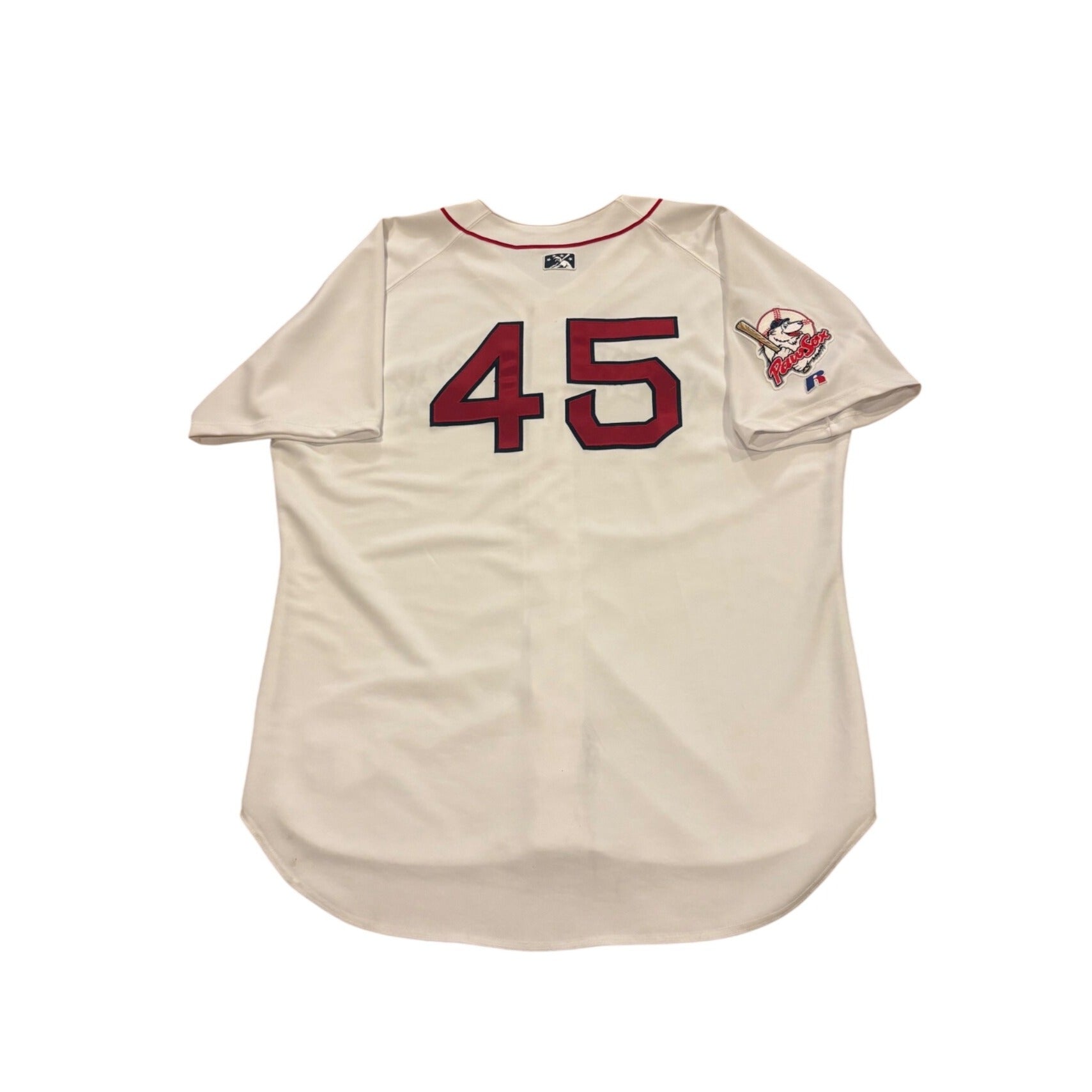 Game Worn 2003 Pawtucket Red Sox Ryan Rupe #45 Minor League Baseball Jersey
