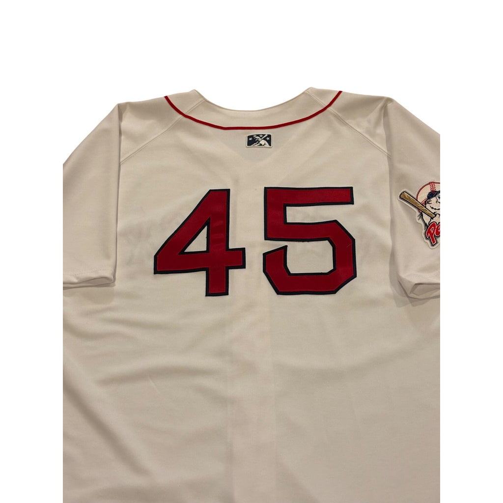 Game Worn 2003 Pawtucket Red Sox Ryan Rupe #45 Minor League Baseball Jersey