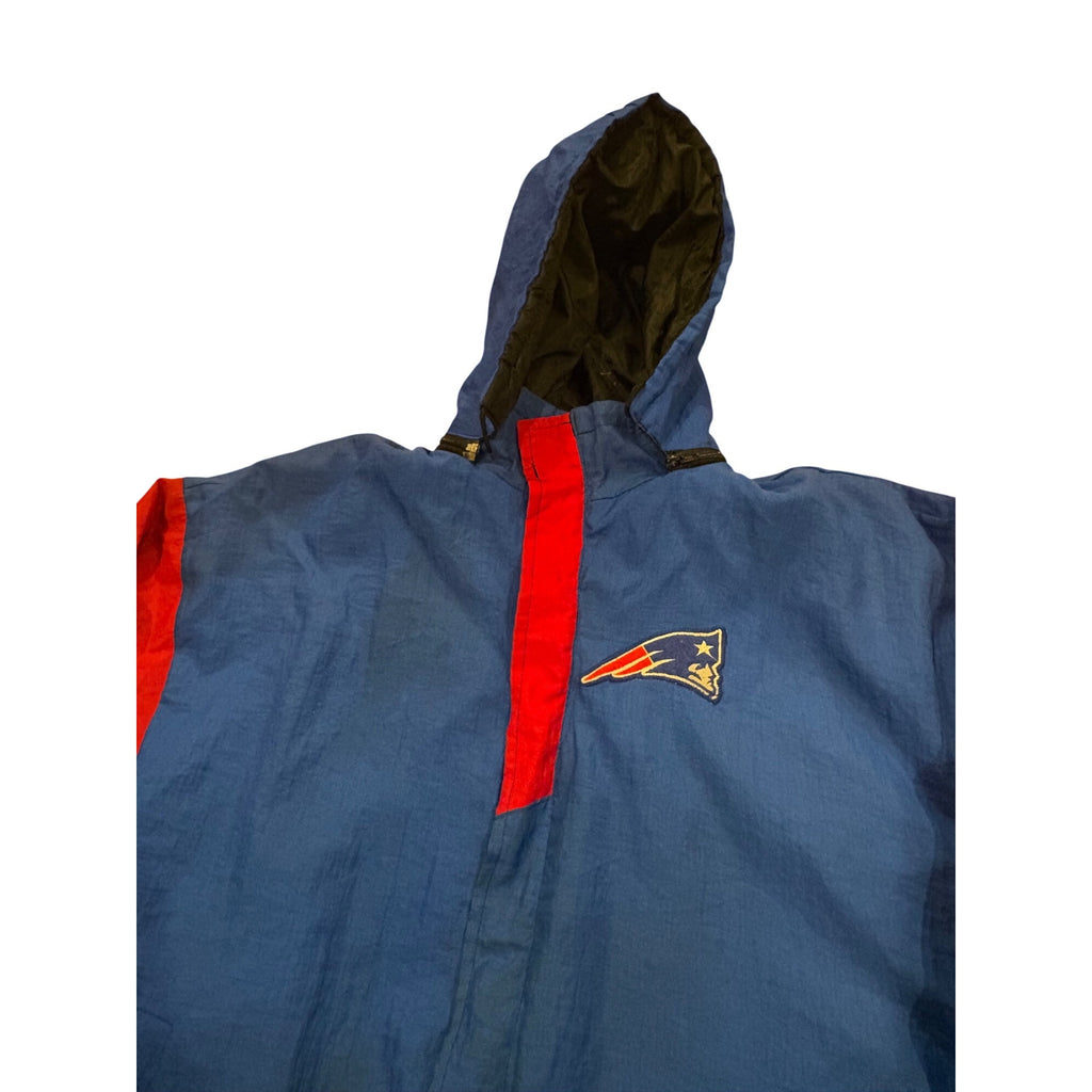 Vintage 90s Starter New England Patriots NFL Hooded Puffer Jacket Men's XL