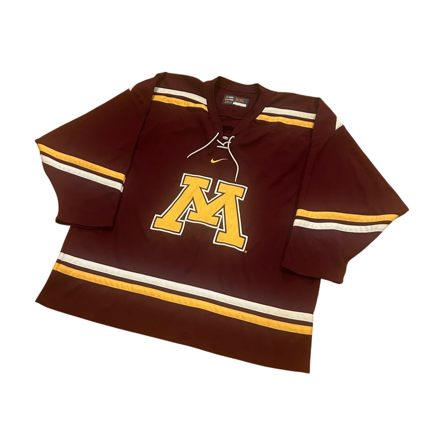 Nike Bauer Minnesota Golden Gophers Maroon NCAA Hockey Jersey Stitched Men's 2XL