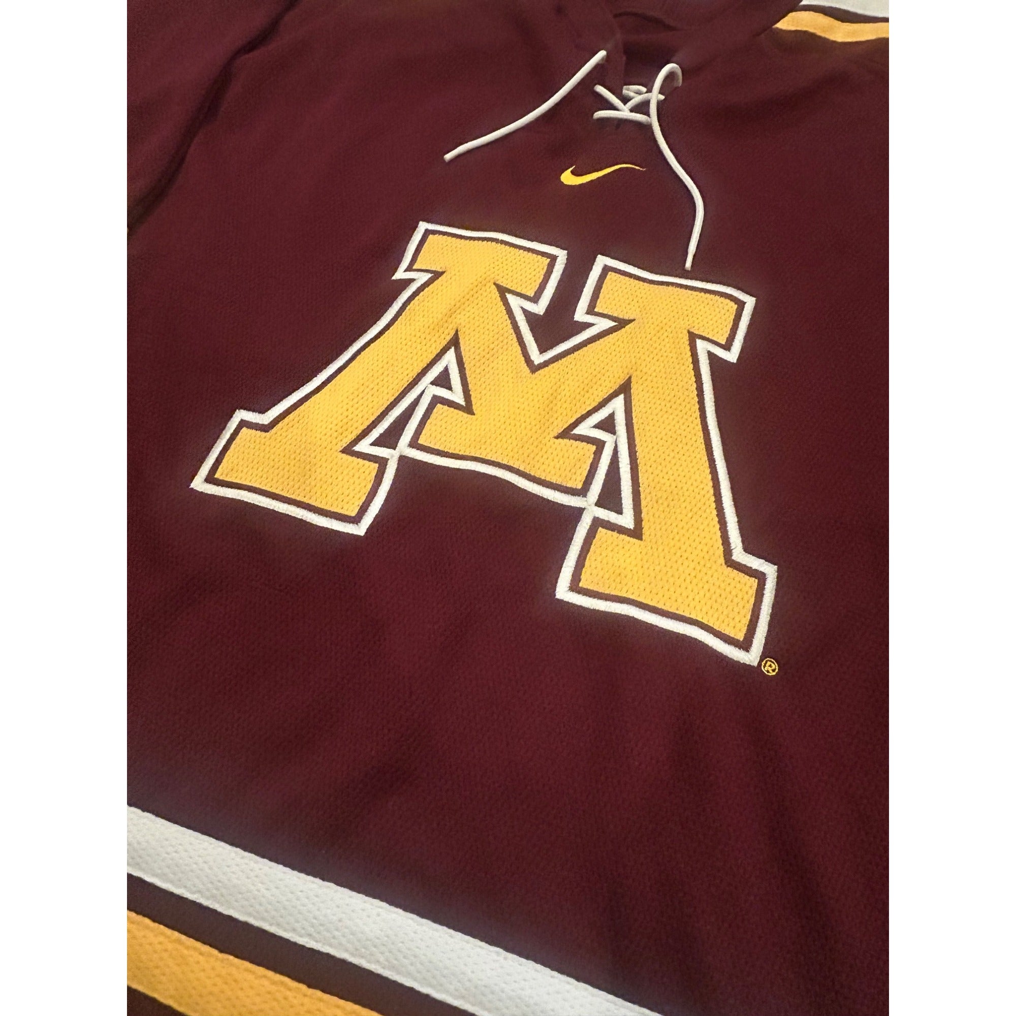 Nike Bauer Minnesota Golden Gophers Maroon NCAA Hockey Jersey Stitched Men's 2XL