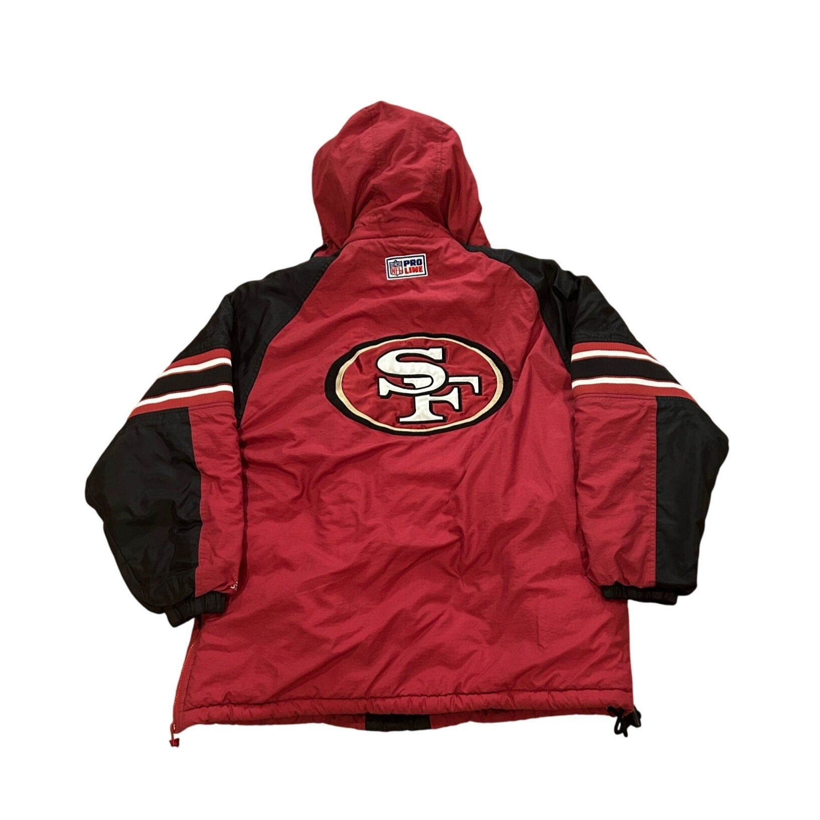 Vintage 1990's Starter San Francisco 49ers Pullover Puffer Jacket Men's Medium