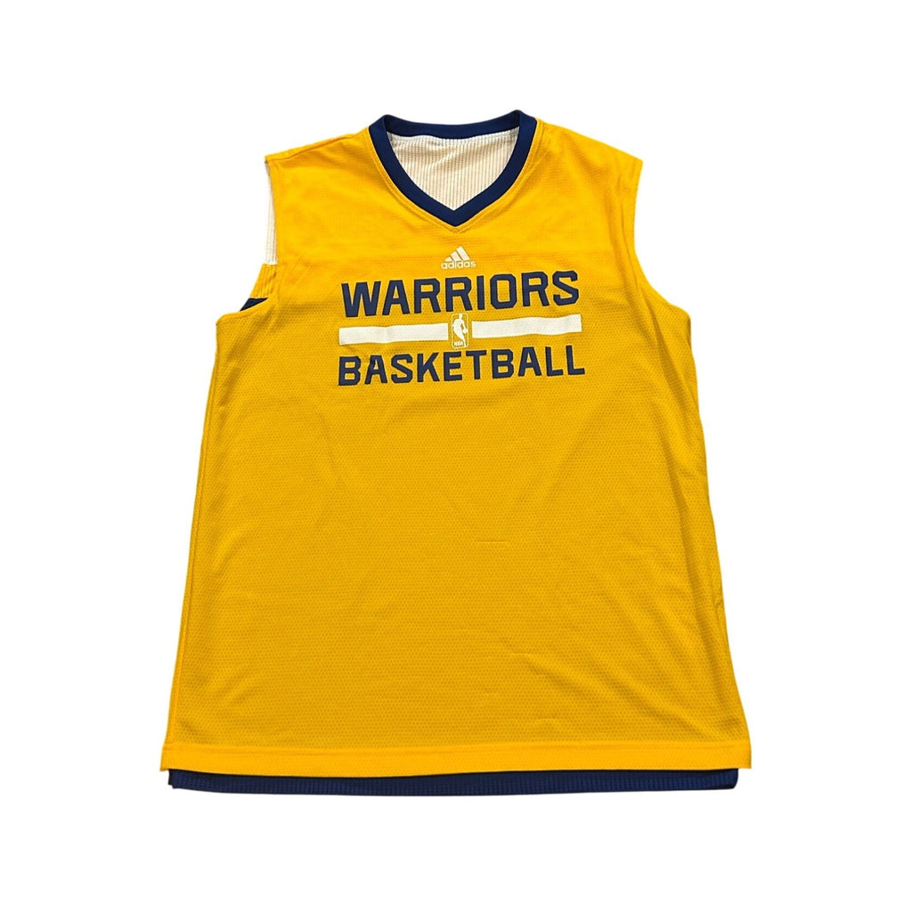 Adidas Golden State Warriors Basketball NBA Reversible Practice Jersey Medium