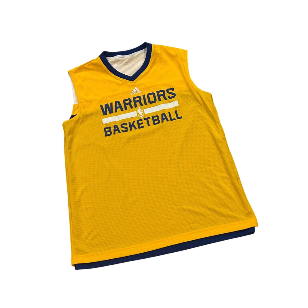 Adidas Golden State Warriors Basketball NBA Reversible Practice Jersey Medium