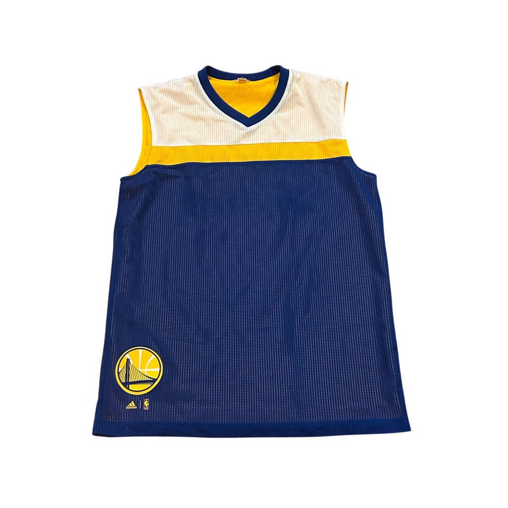Adidas Golden State Warriors Basketball NBA Reversible Practice Jersey Medium