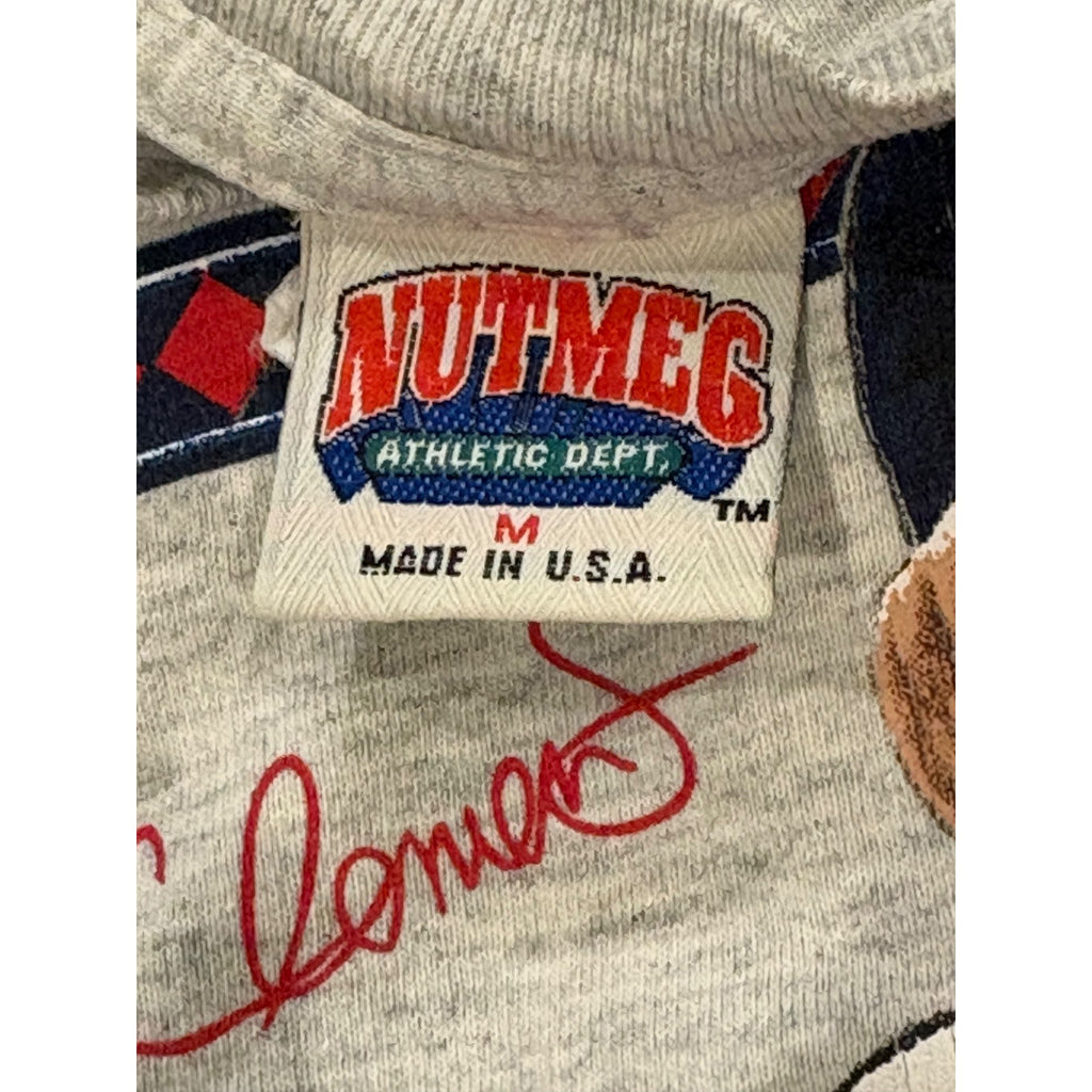 Vintage 1991 Nutmeg Boston Red Sox Roger Clemens Double Sided T-Shirt Medium