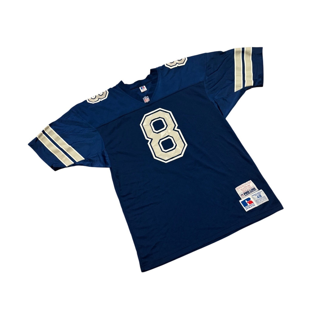 1992 Russell Athletic Dallas Cowboys Troy Aikman #8 Authentic NFL Jersey Mens 48