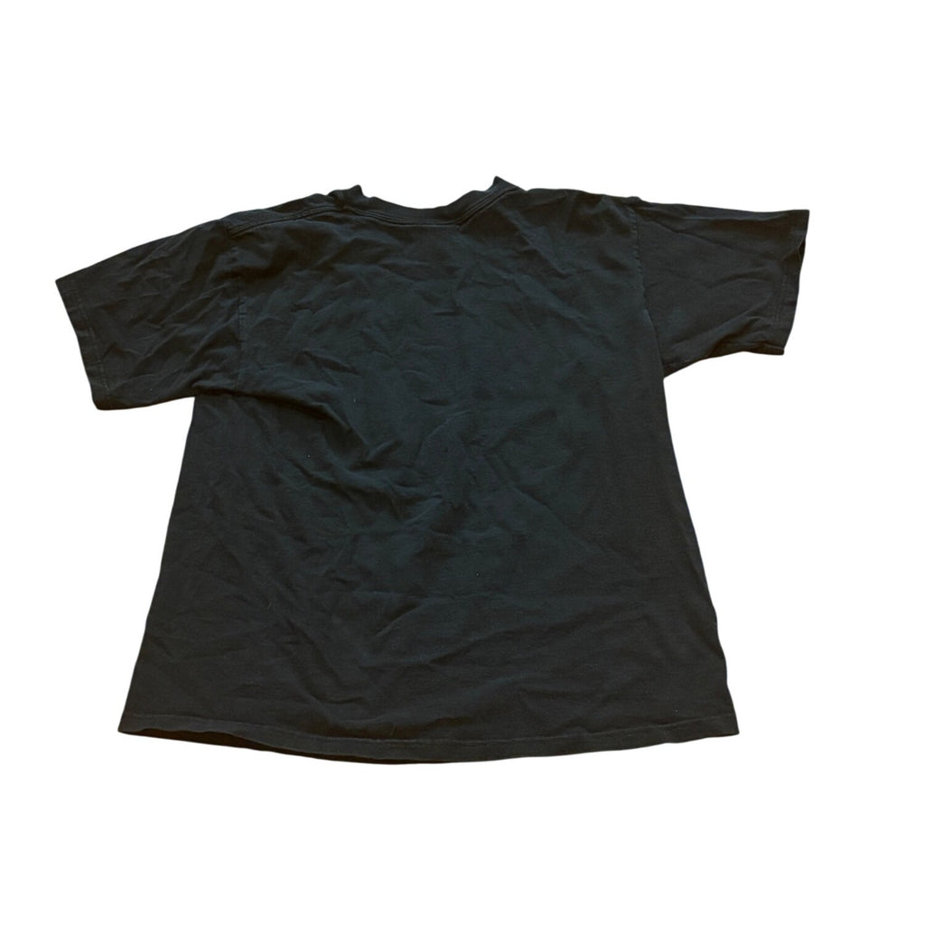 Vintage Liquid Blue New England Patriots NFL AOP Graphic Print T-Shirt Medium