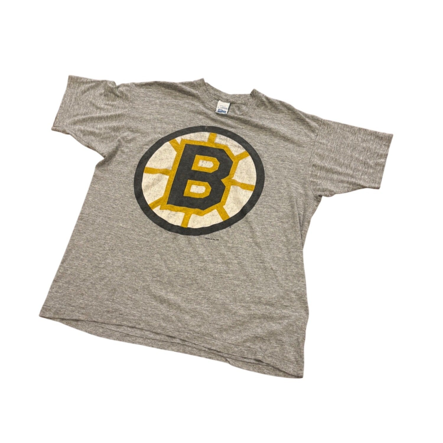 Vintage 1994 Salem Sportswear Boston Bruins Big Logo Single Stitch T-Shirt XL