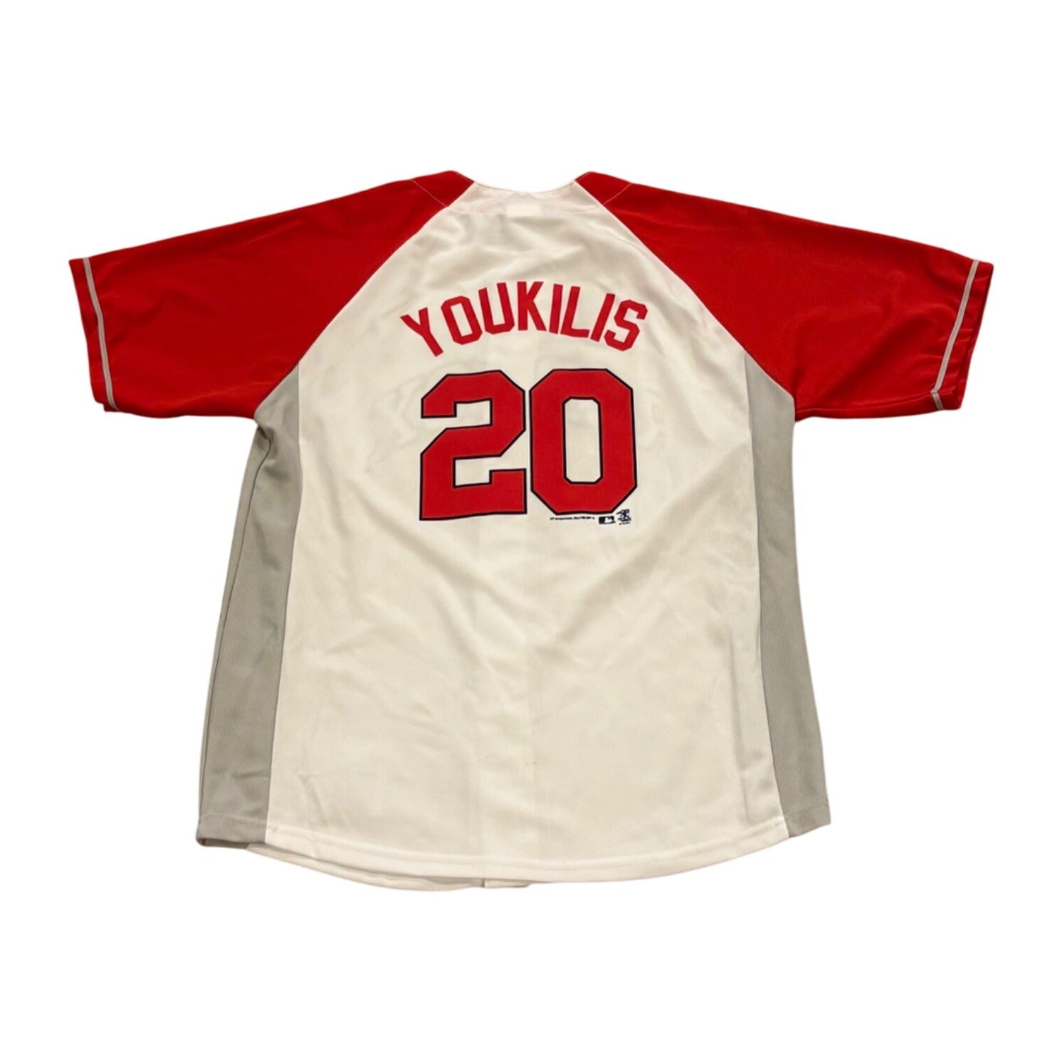 Boston Red Sox Kevin Youkilis #20 MLB Genuine Merchandise Jersey Youth 18/20 NWT