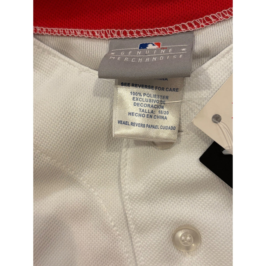 Boston Red Sox Kevin Youkilis #20 MLB Genuine Merchandise Jersey Youth 18/20 NWT